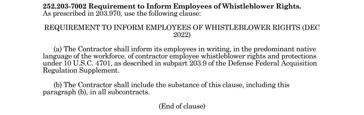 Source page for 252.203-7002