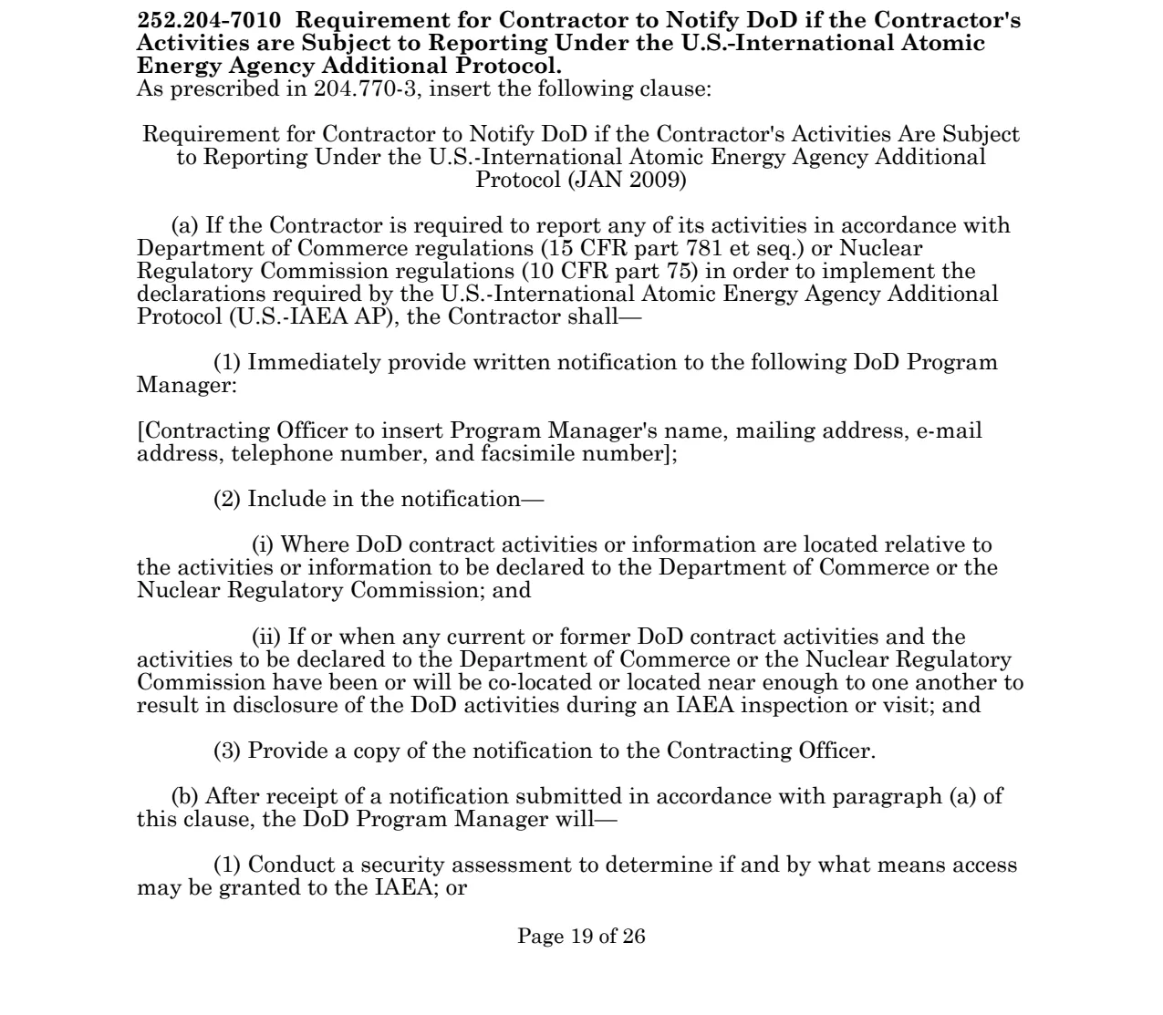 Source page for 252.204-7010