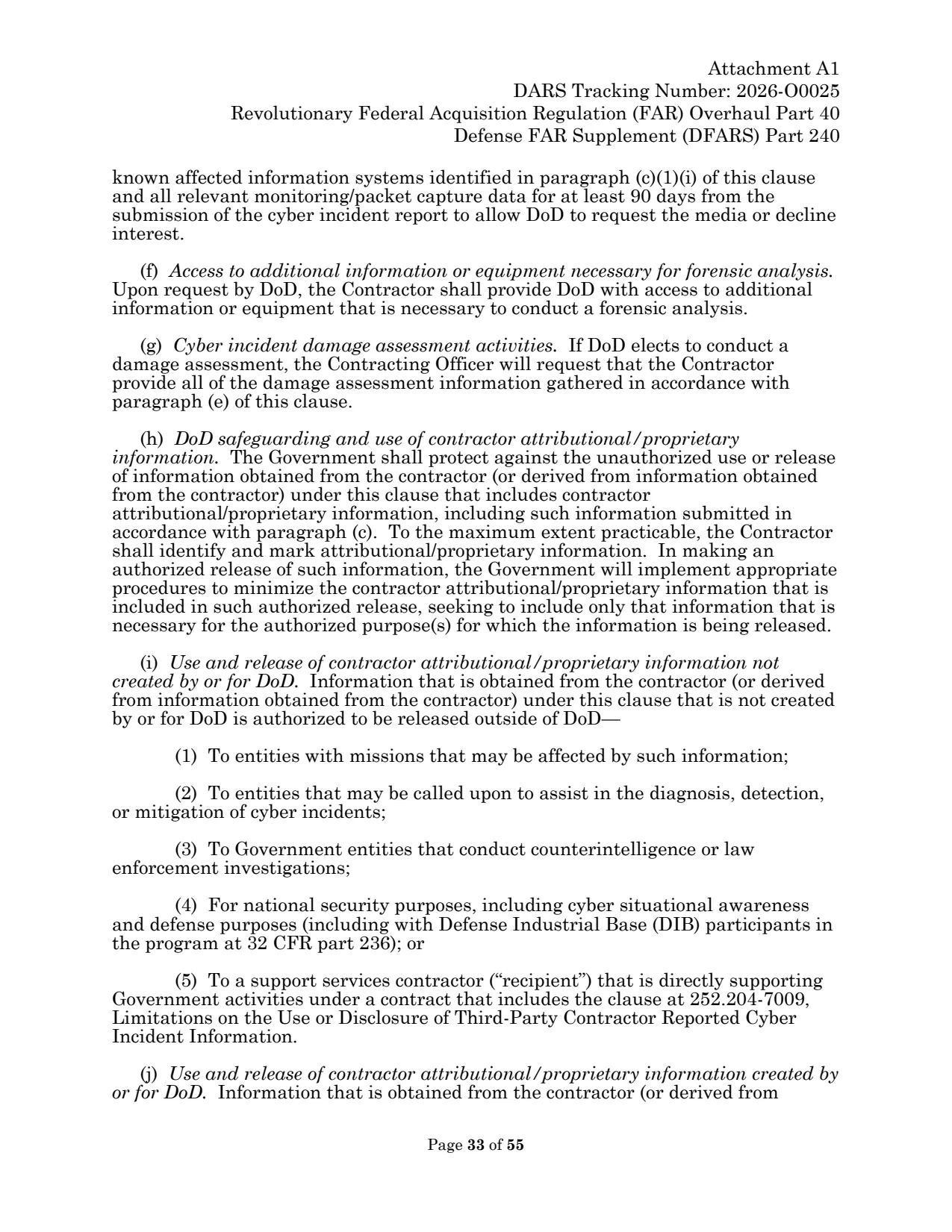Source page for 252.204-7012