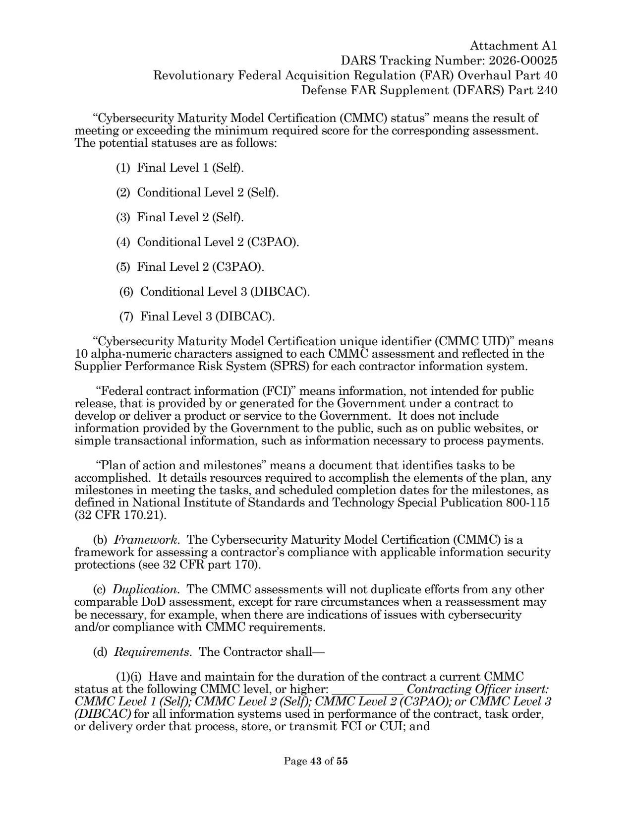 Source page for 252.204-7021