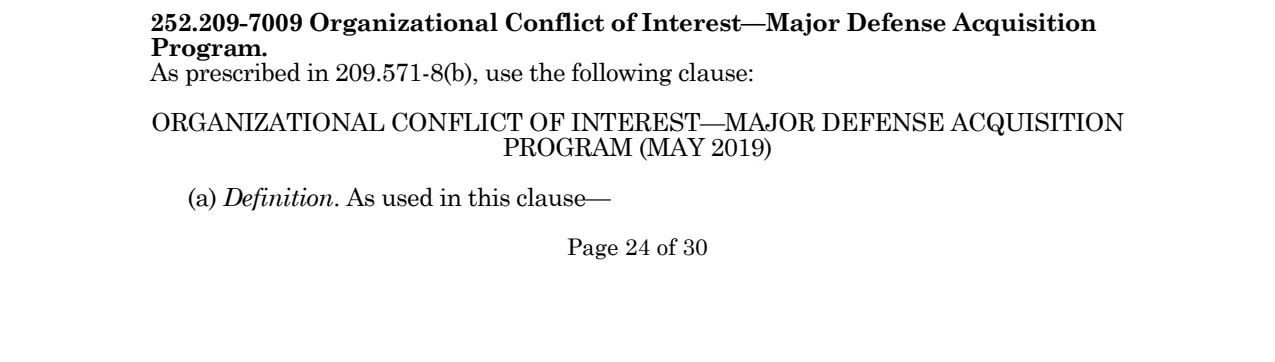 Source page for 252.209-7009