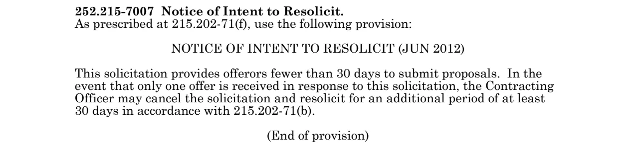 Source page for 252.215-7007