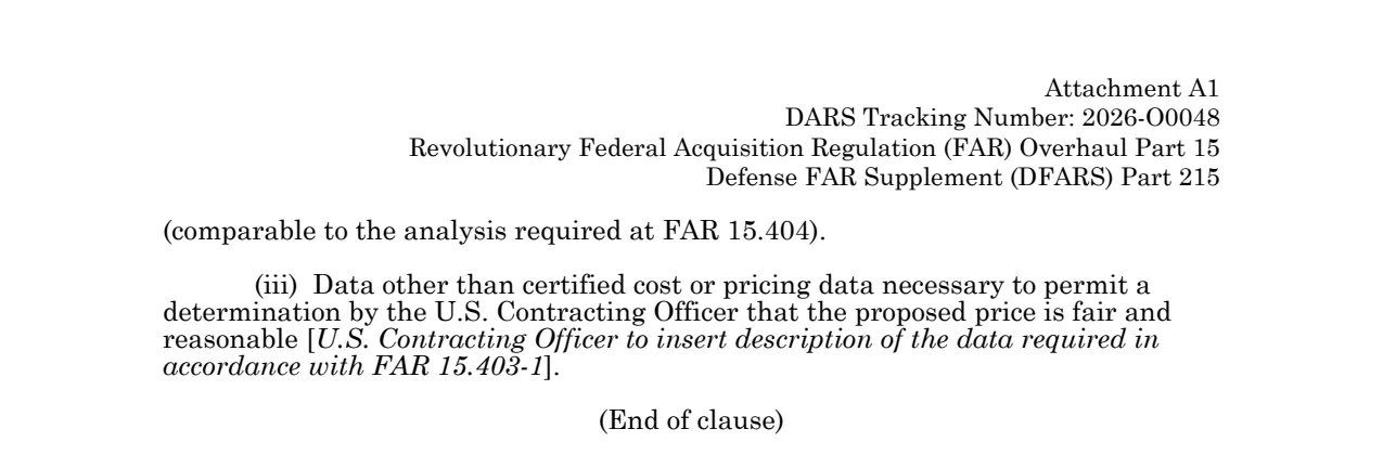 Source page for 252.215-7991