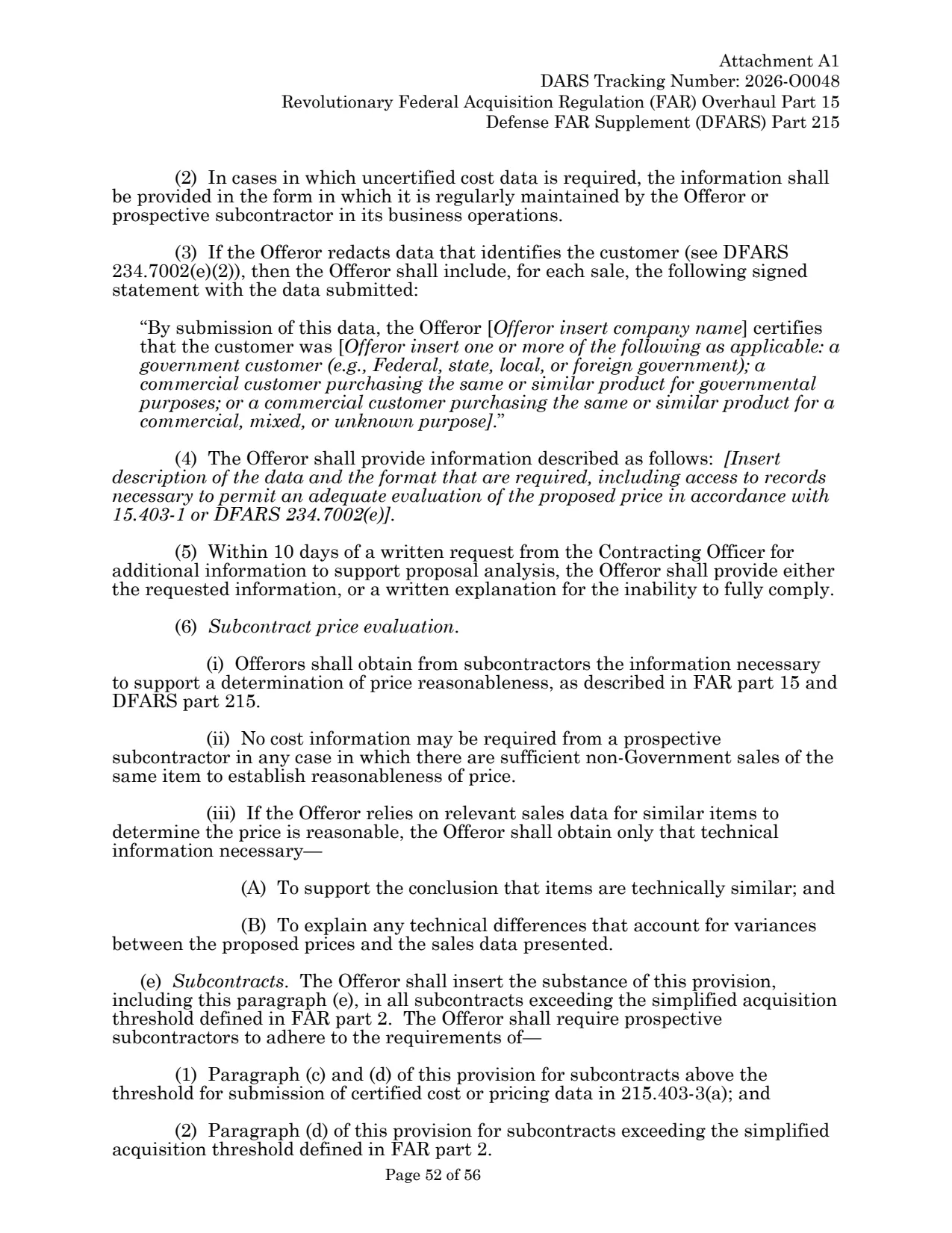 Source page for 252.215-7994