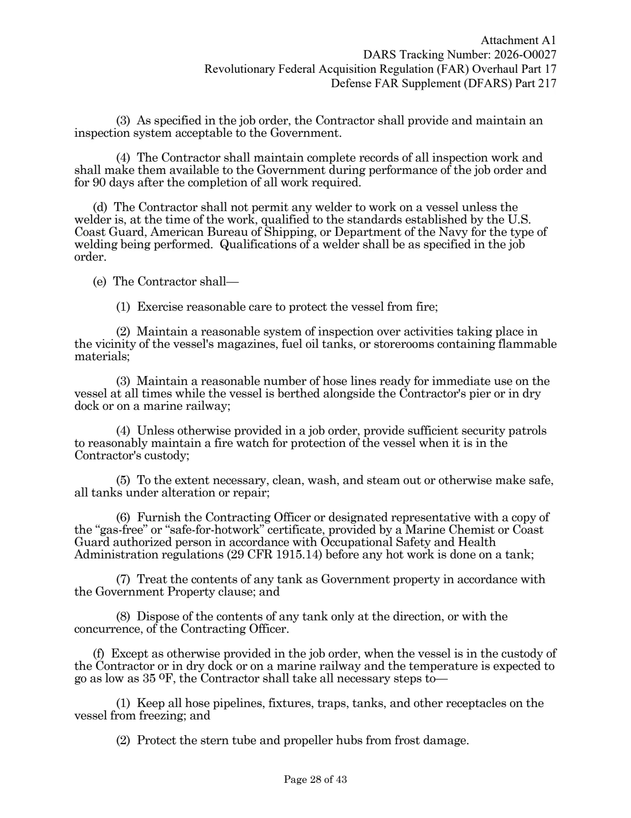 Source page for 252.217-7005