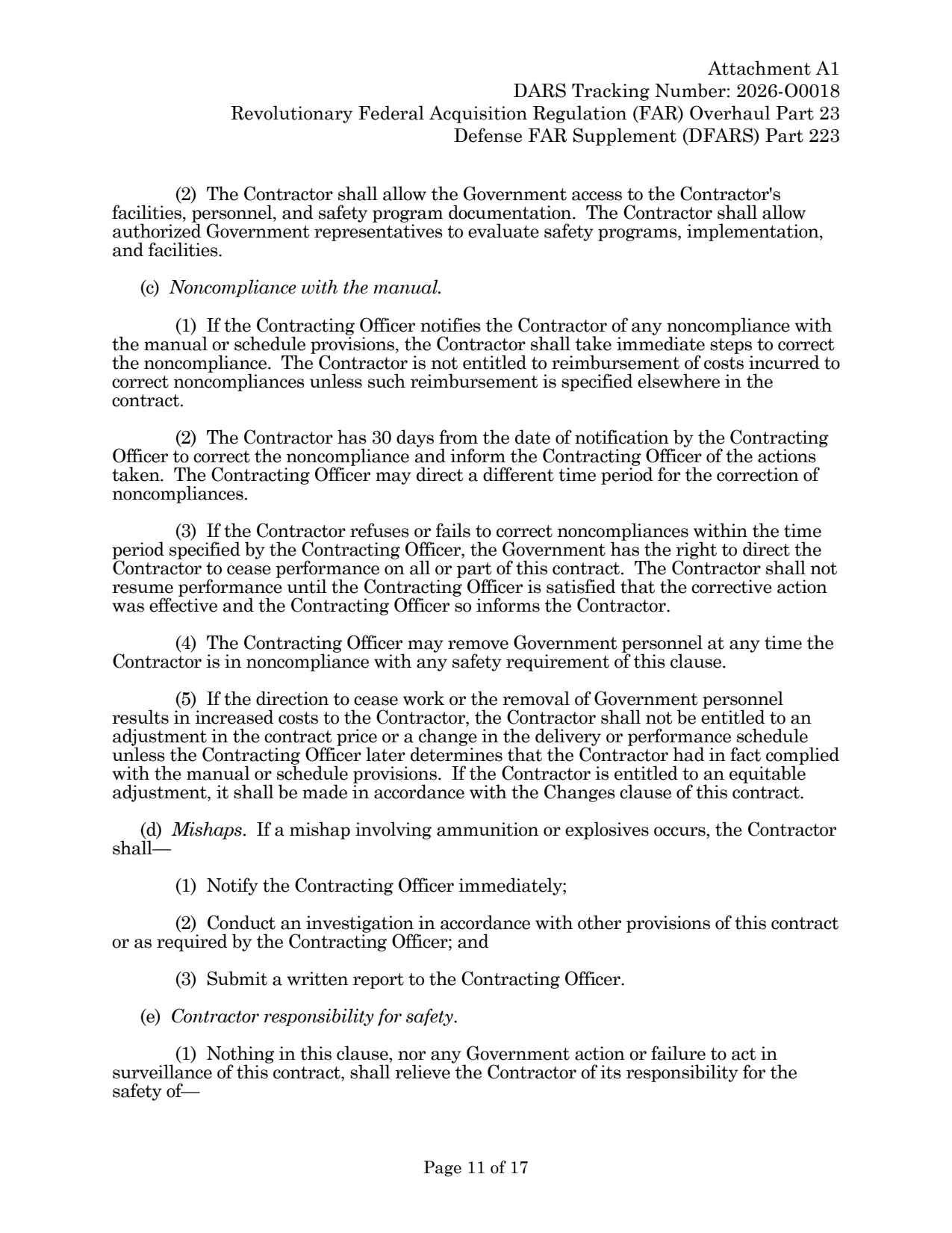 Source page for 252.223-7002