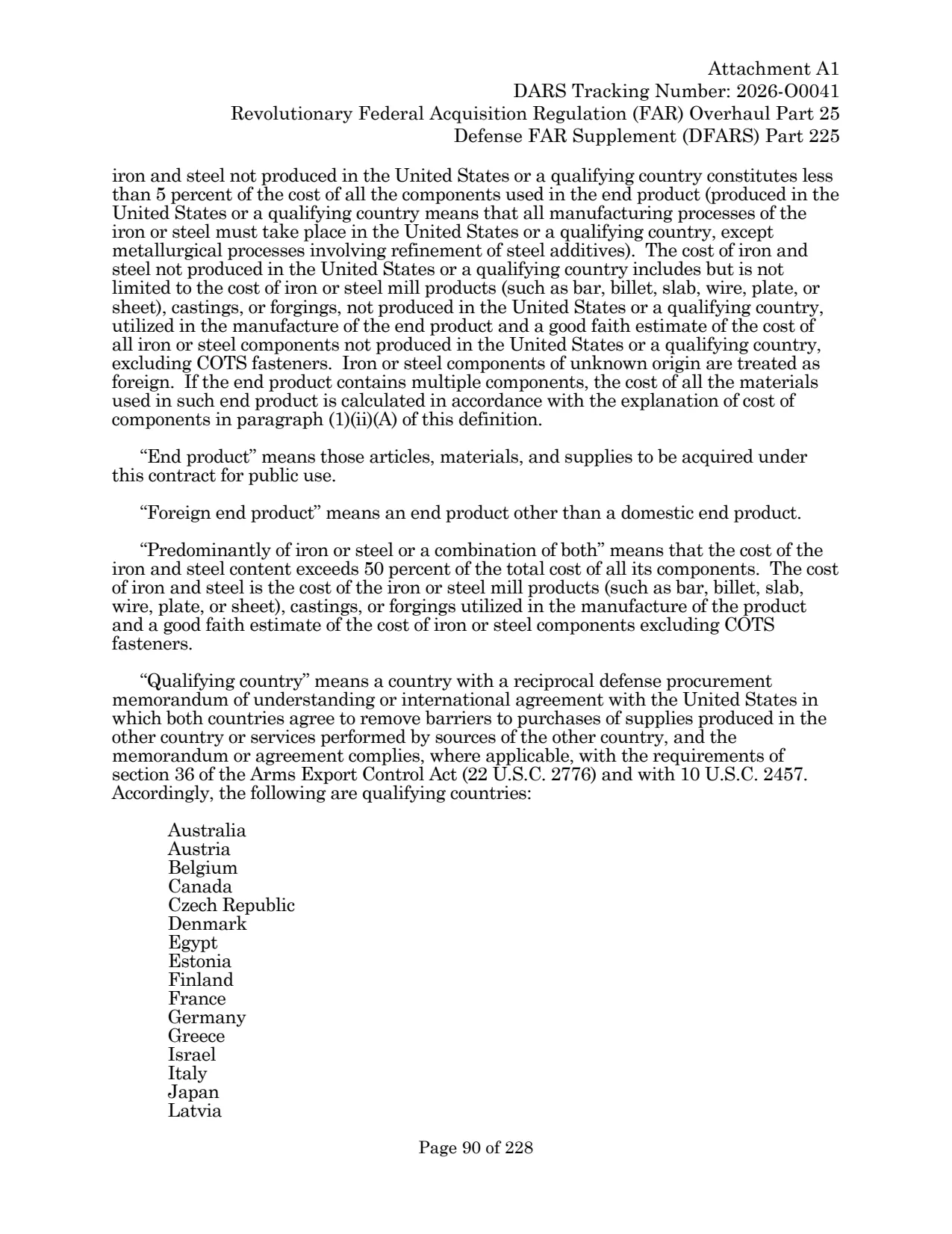 Source page for 252.225-7001