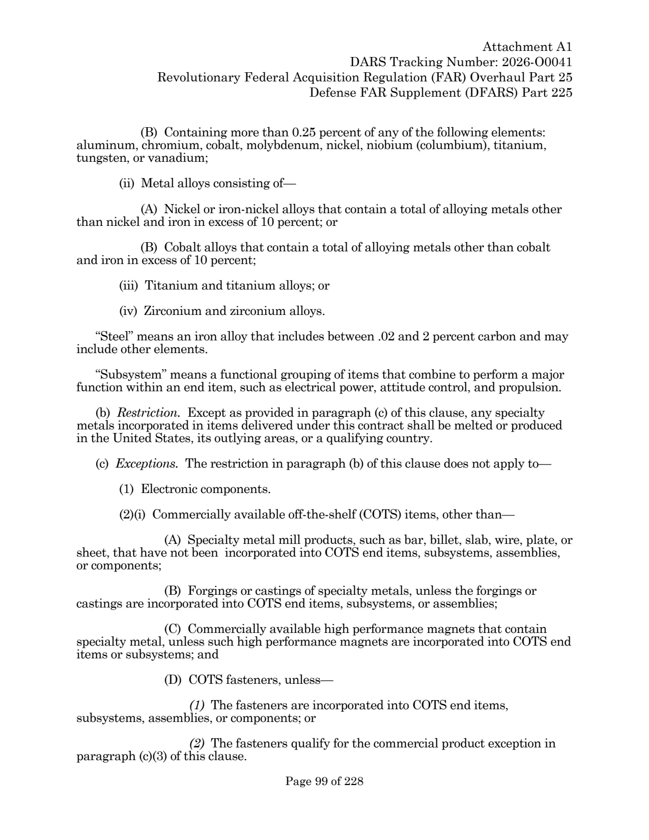 Source page for 252.225-7009