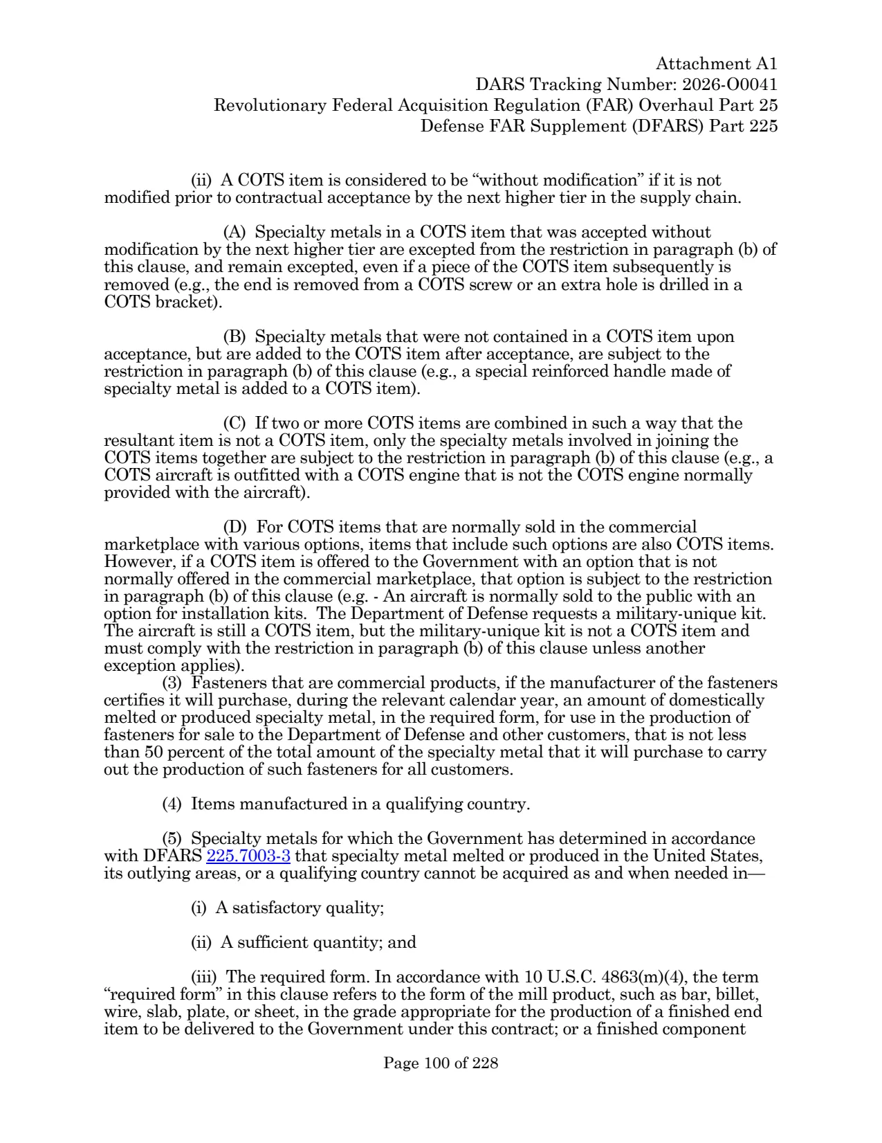 Source page for 252.225-7009