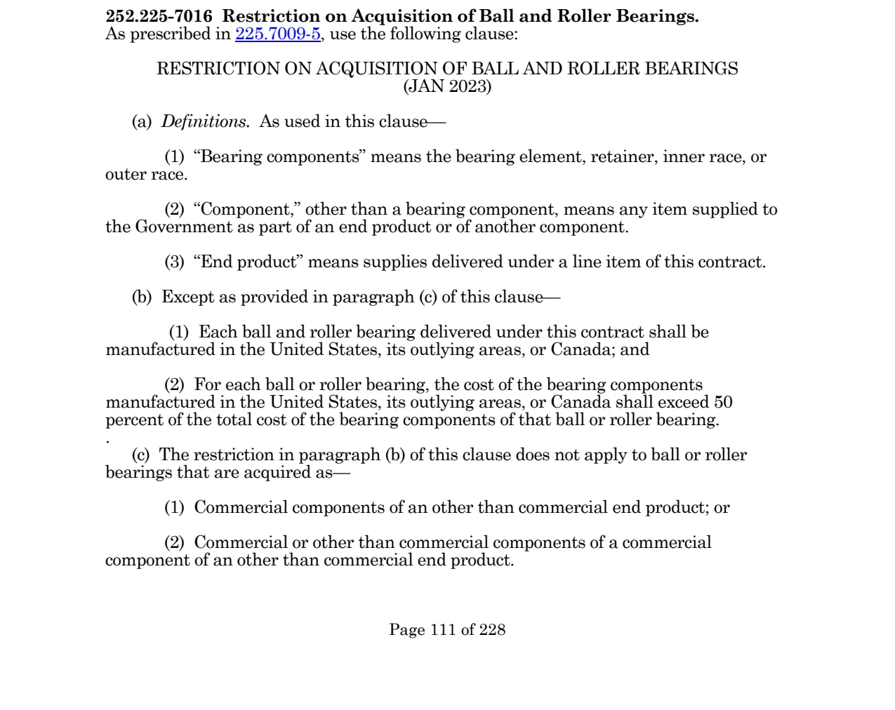 Source page for 252.225-7016