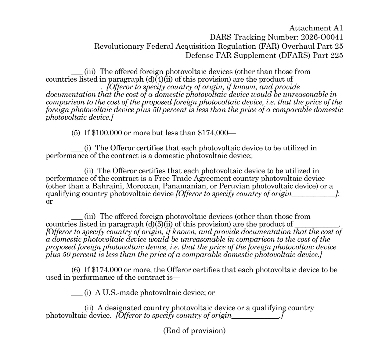 Source page for 252.225-7018