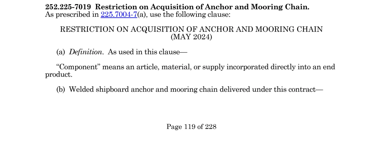Source page for 252.225-7019