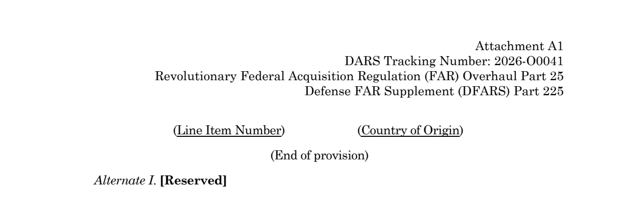 Source page for 252.225-7020