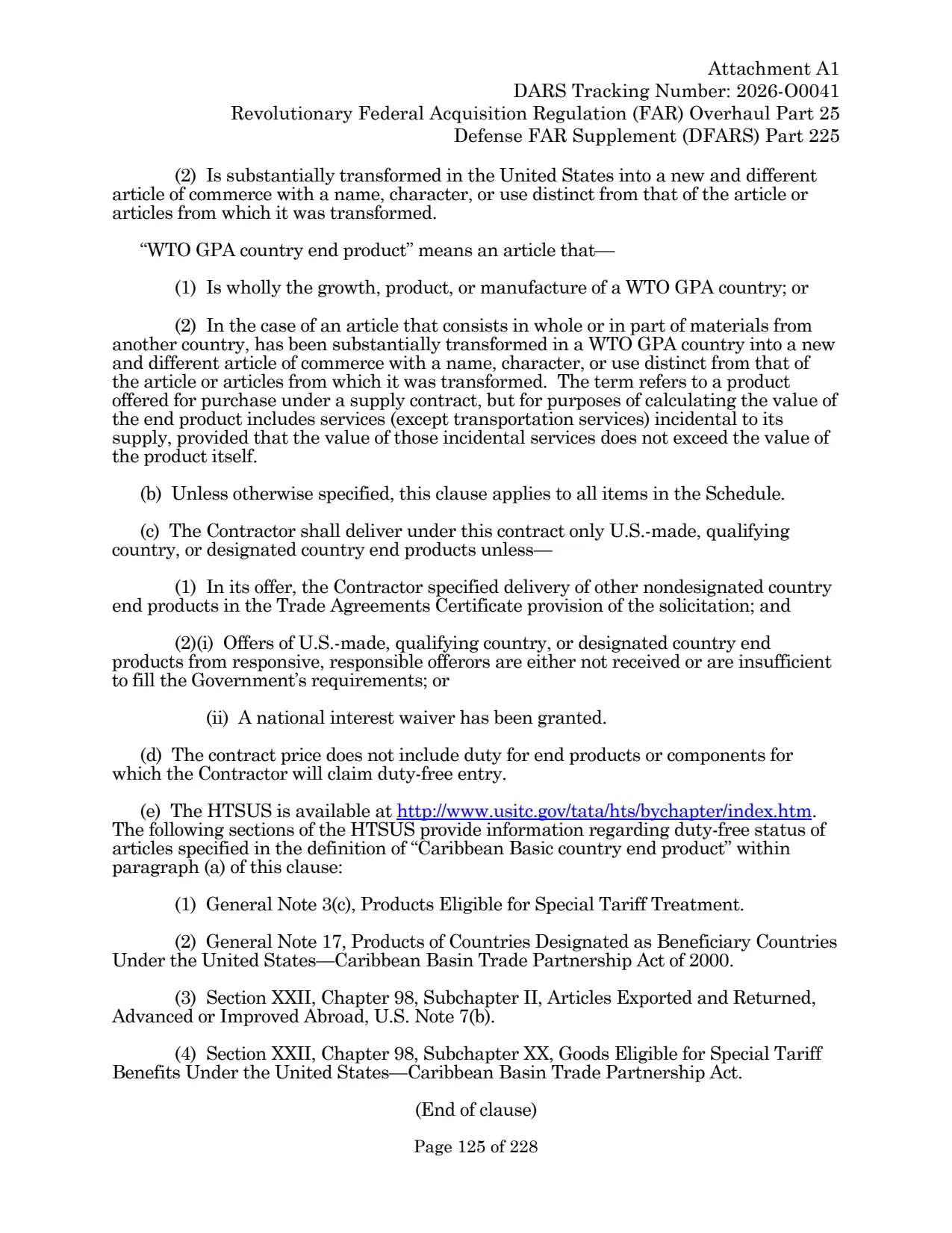 Source page for 252.225-7021