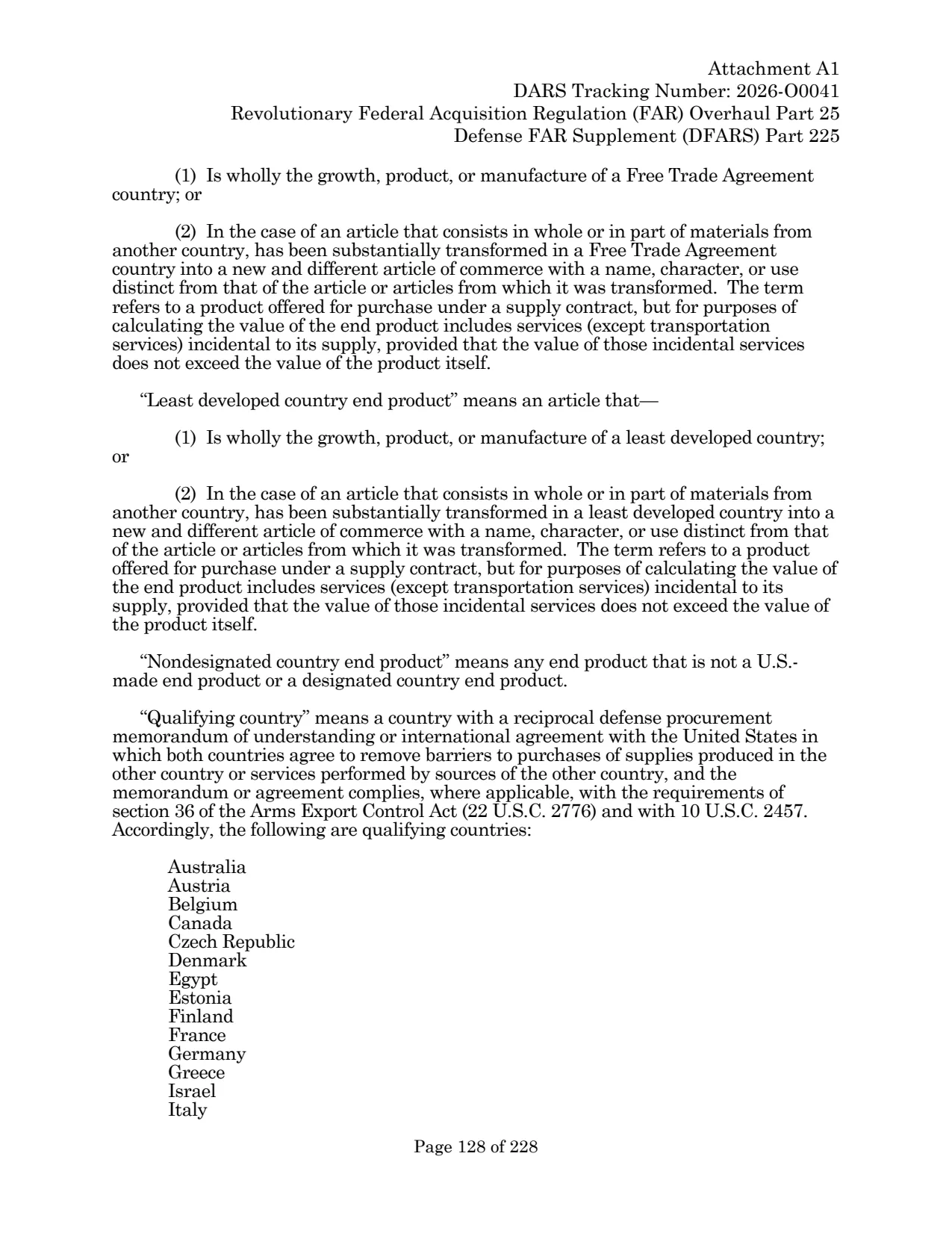 Source page for 252.225-7021