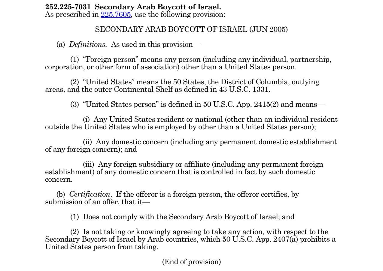 Source page for 252.225-7031