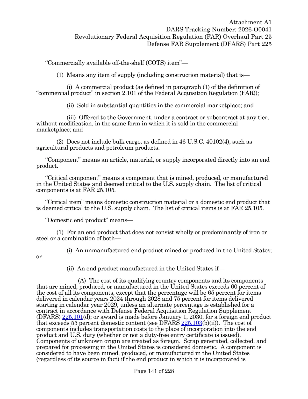 Source page for 252.225-7036