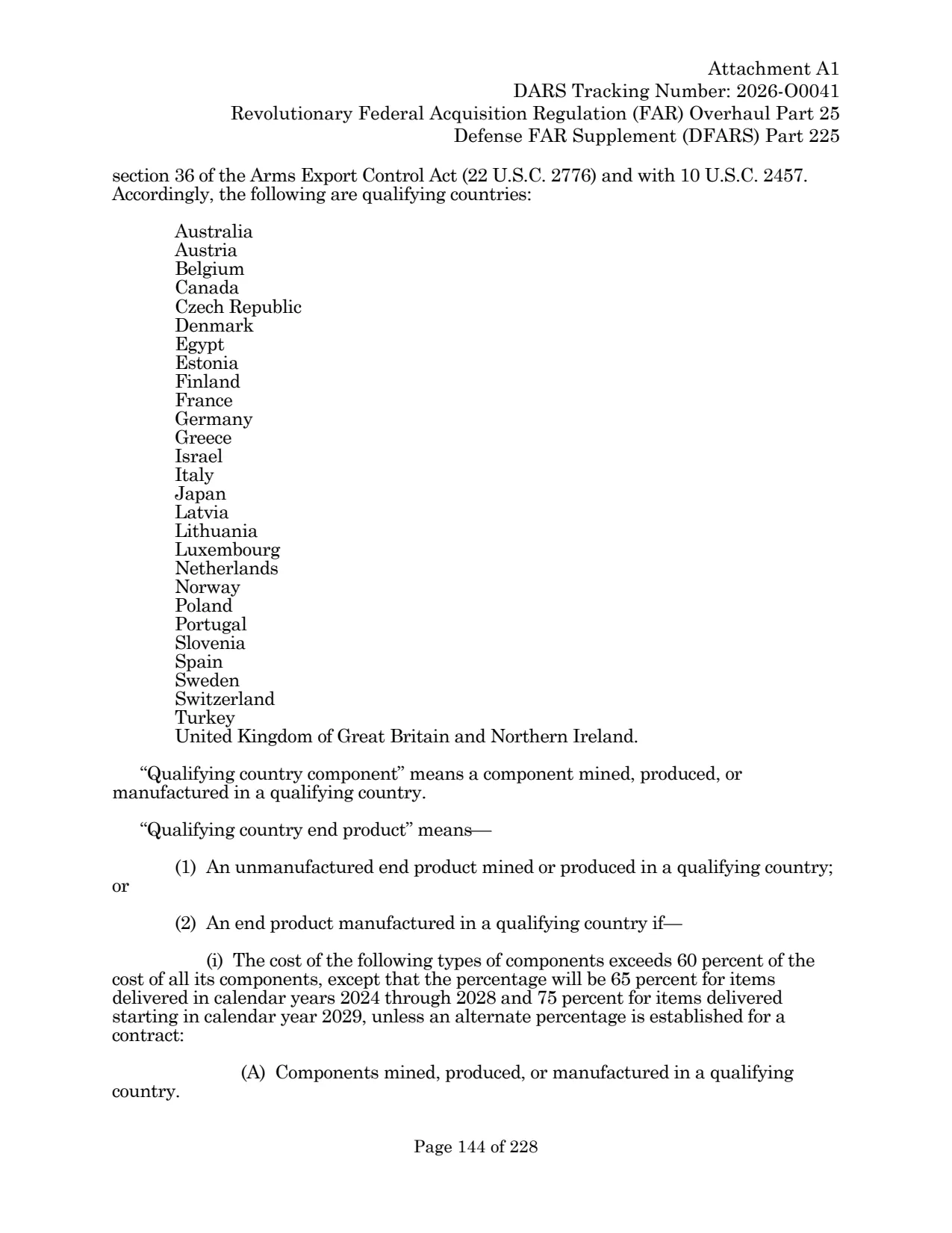 Source page for 252.225-7036