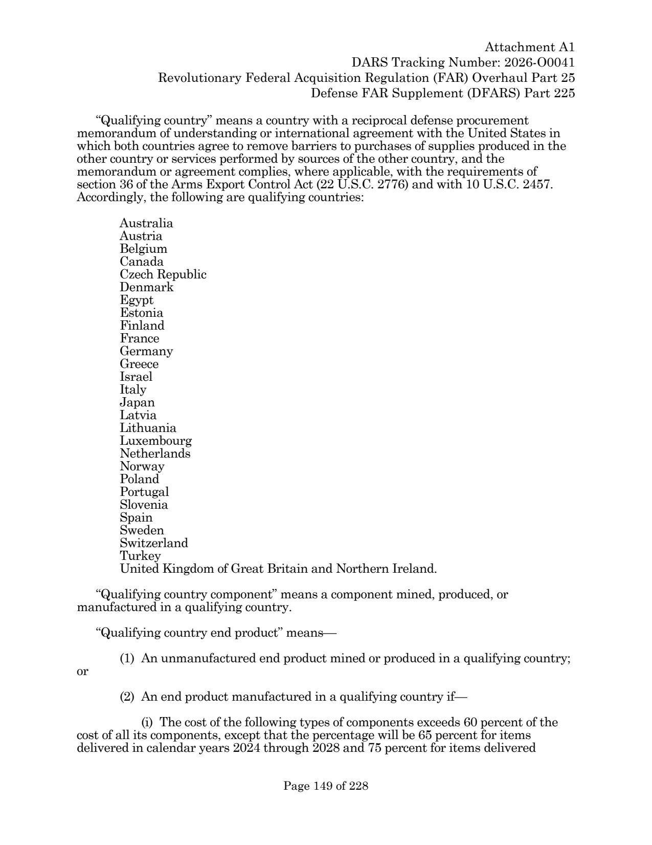 Source page for 252.225-7036