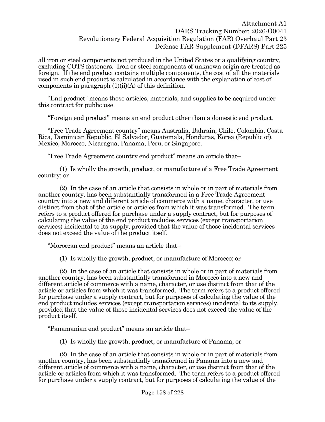 Source page for 252.225-7036