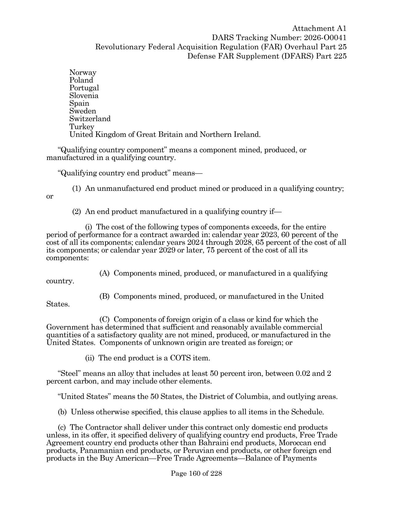 Source page for 252.225-7036