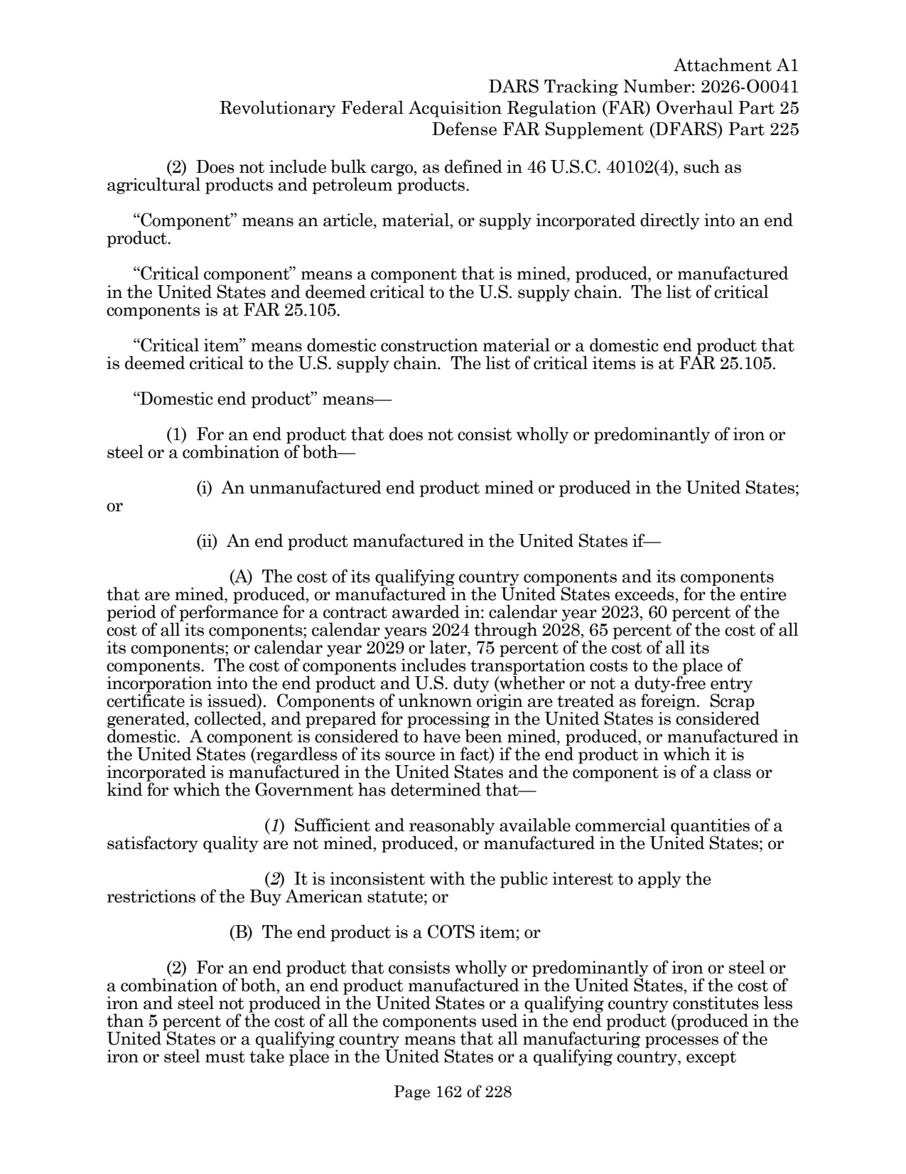 Source page for 252.225-7036