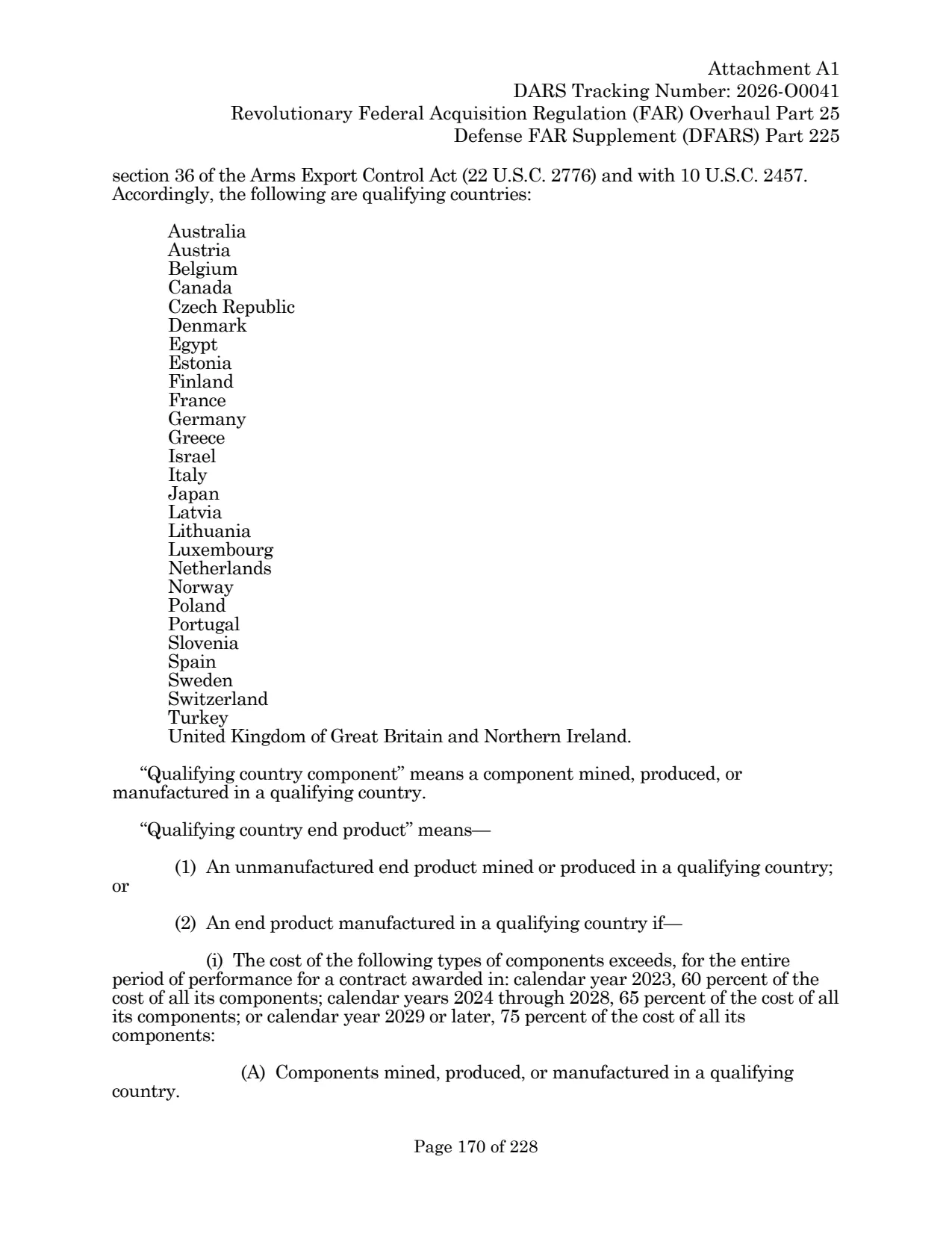 Source page for 252.225-7036