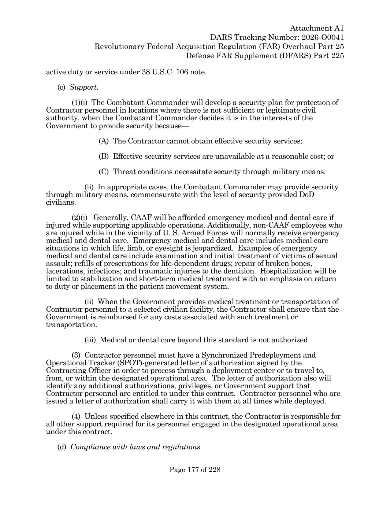 Source page for 252.225-7040