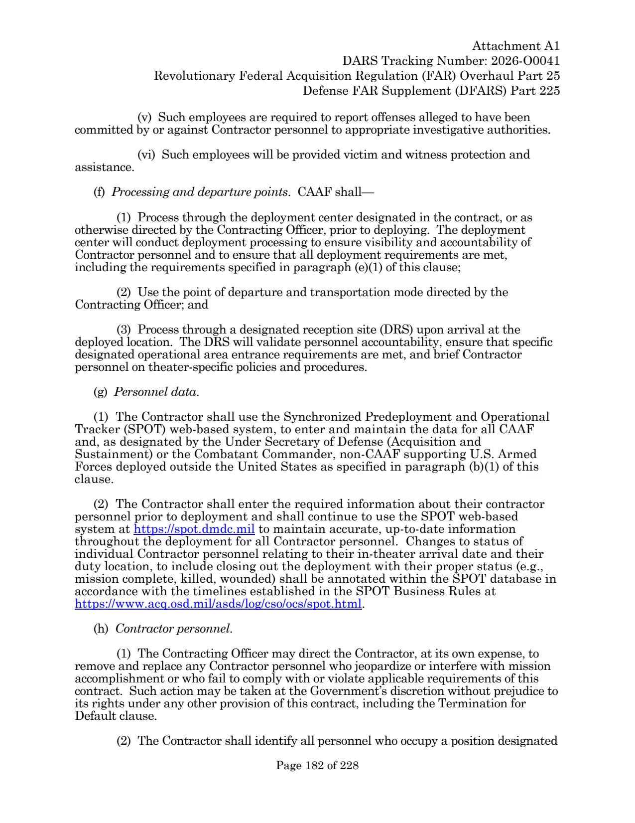 Source page for 252.225-7040