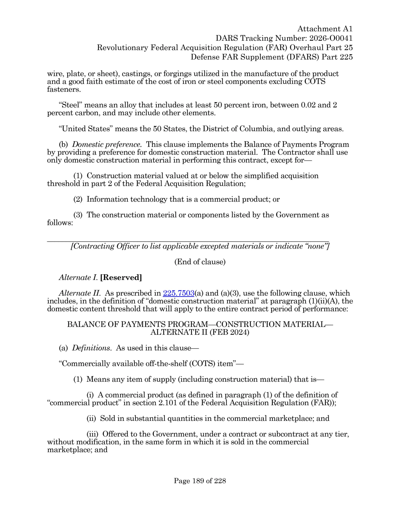 Source page for 252.225-7044