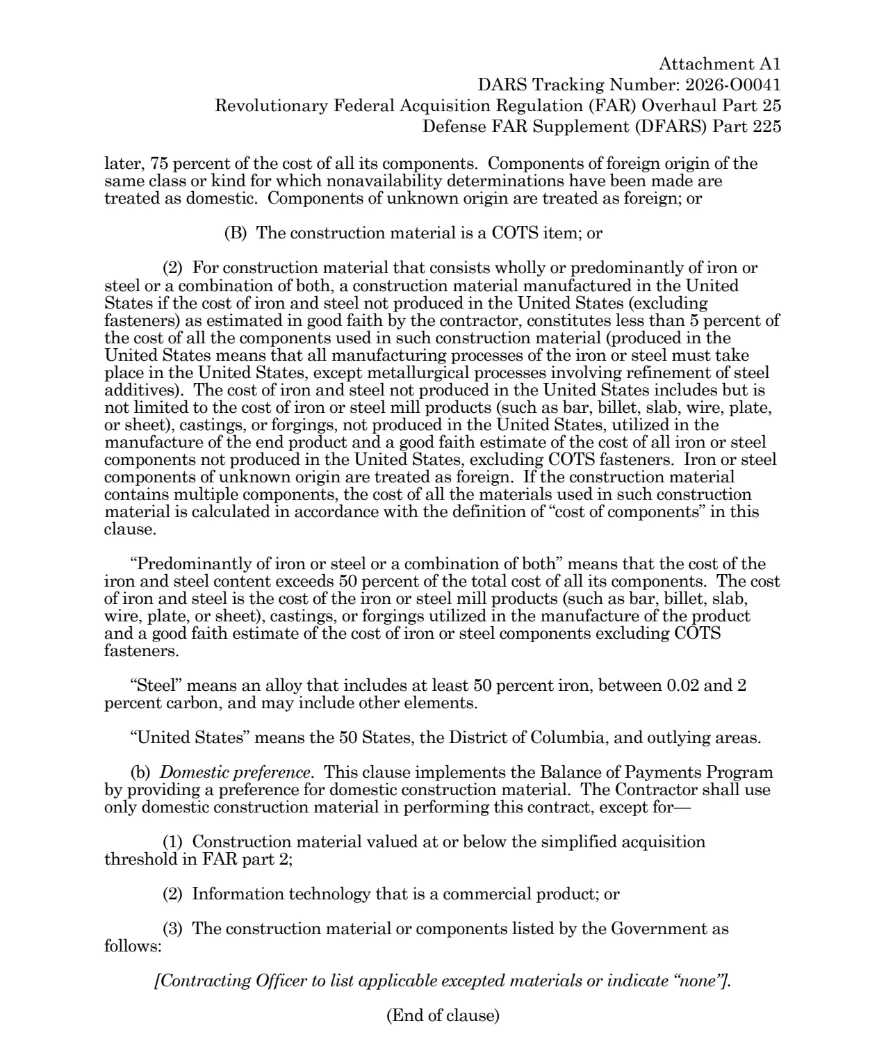 Source page for 252.225-7044