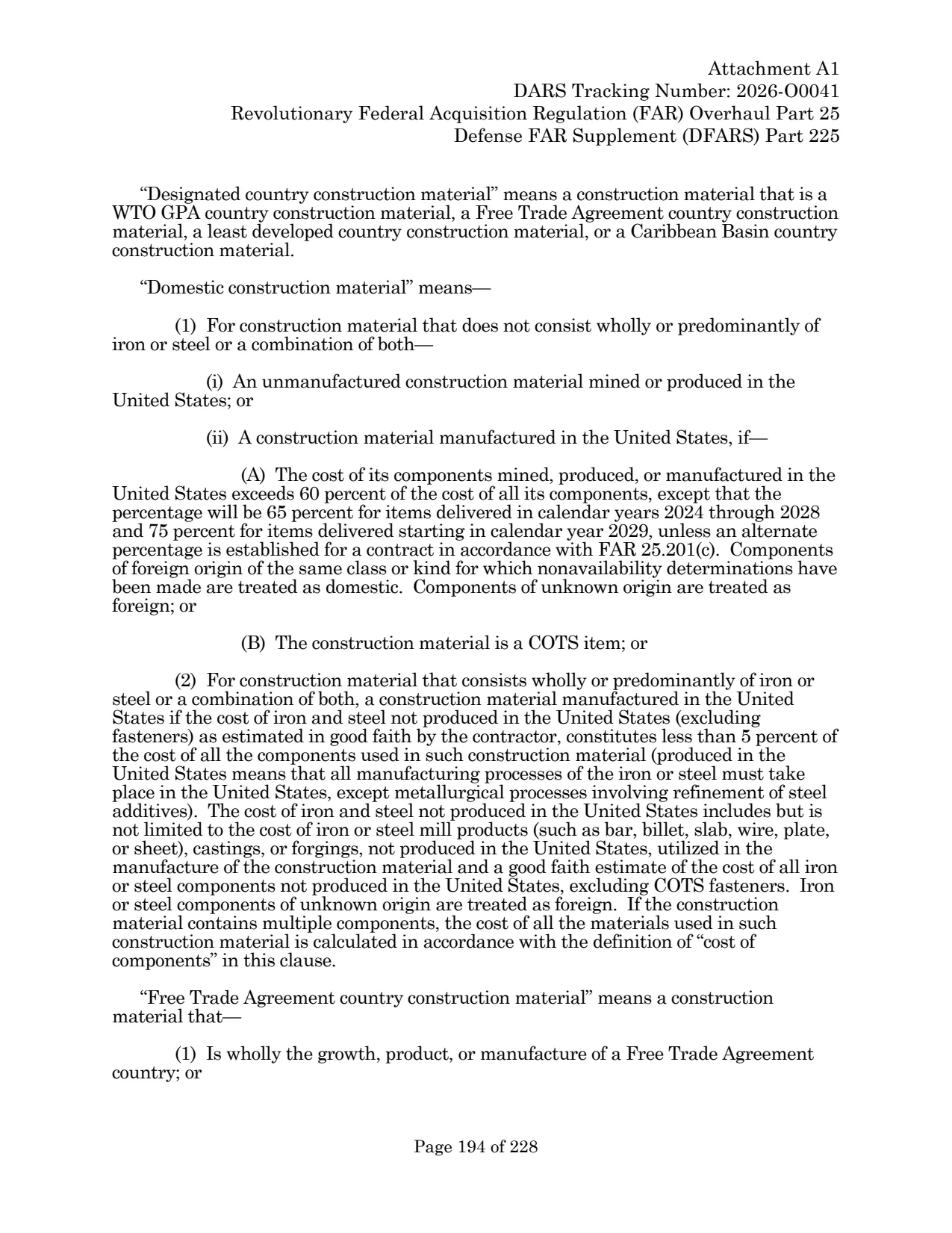 Source page for 252.225-7045