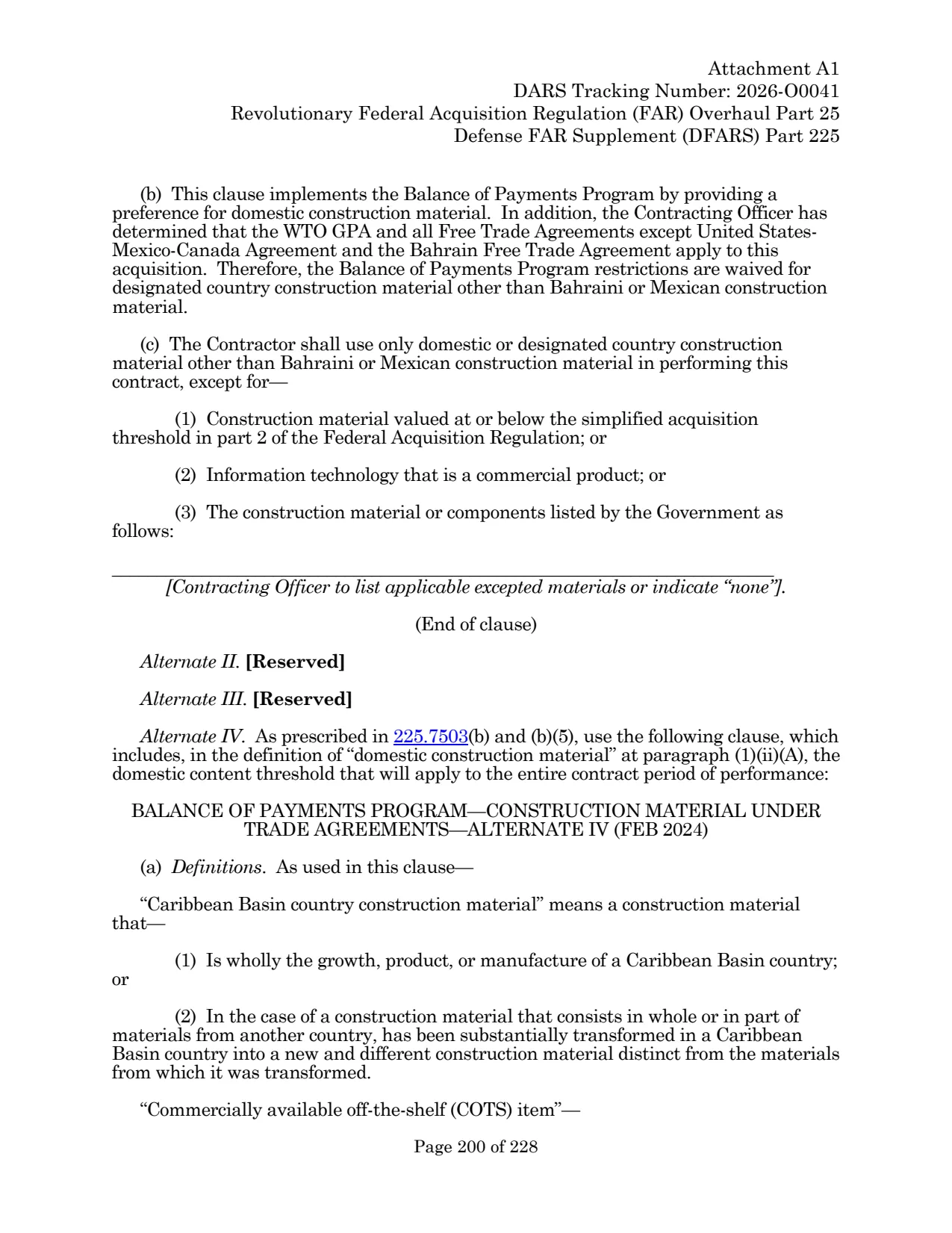 Source page for 252.225-7045
