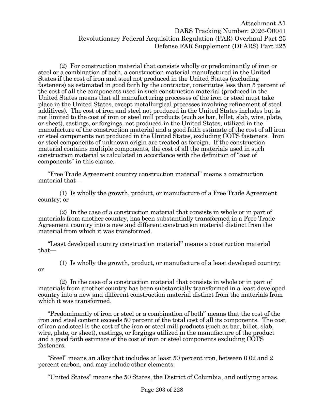 Source page for 252.225-7045