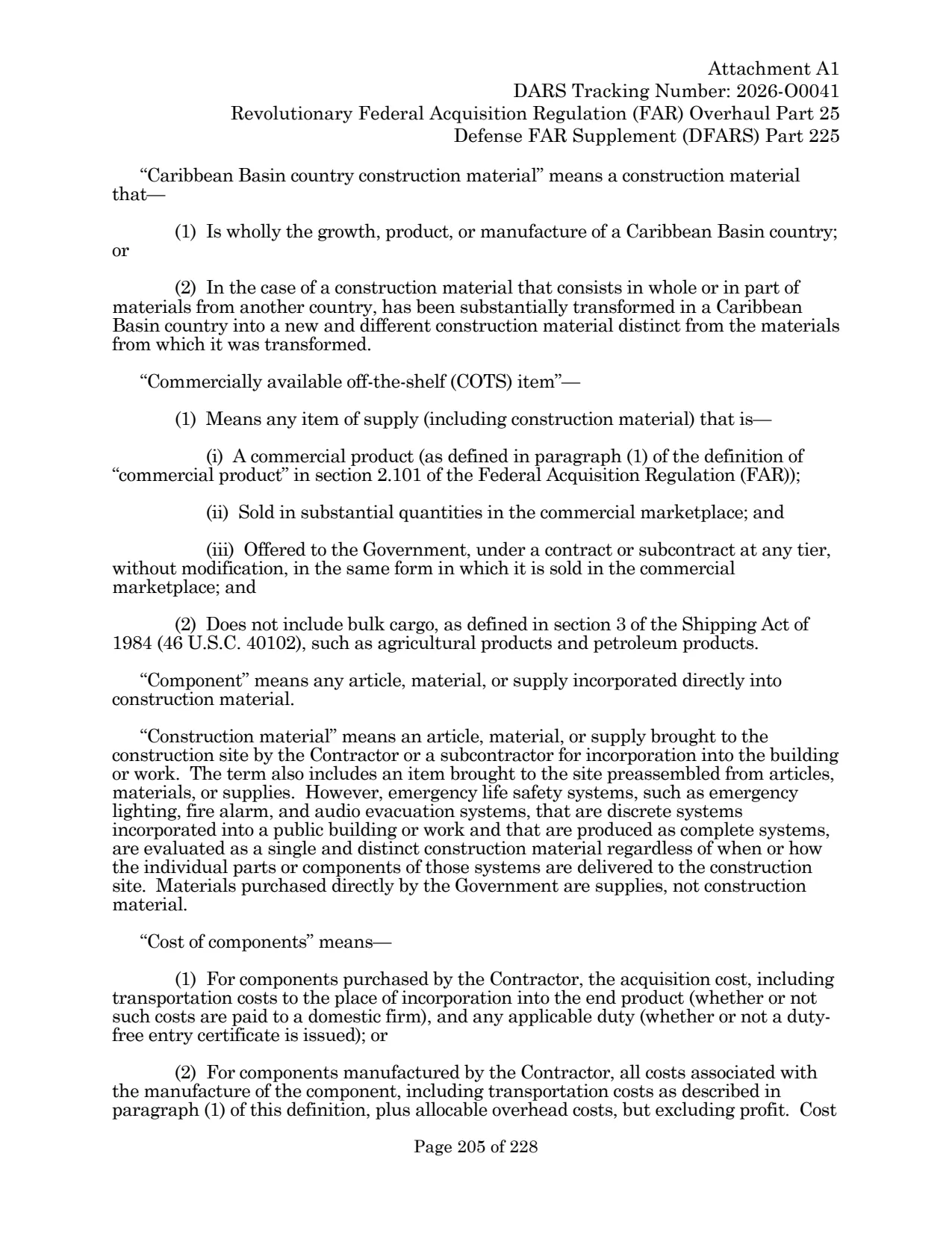 Source page for 252.225-7045