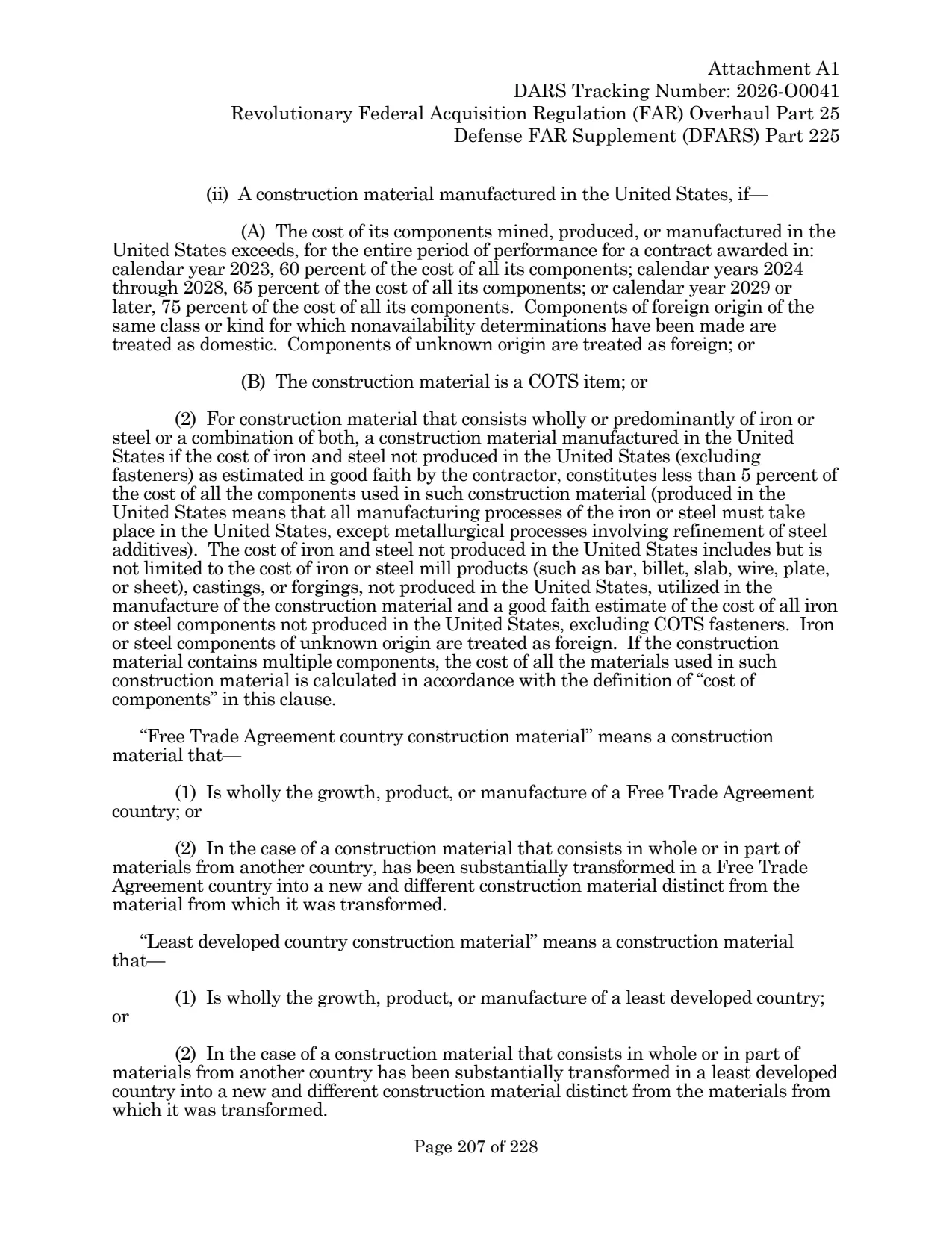 Source page for 252.225-7045
