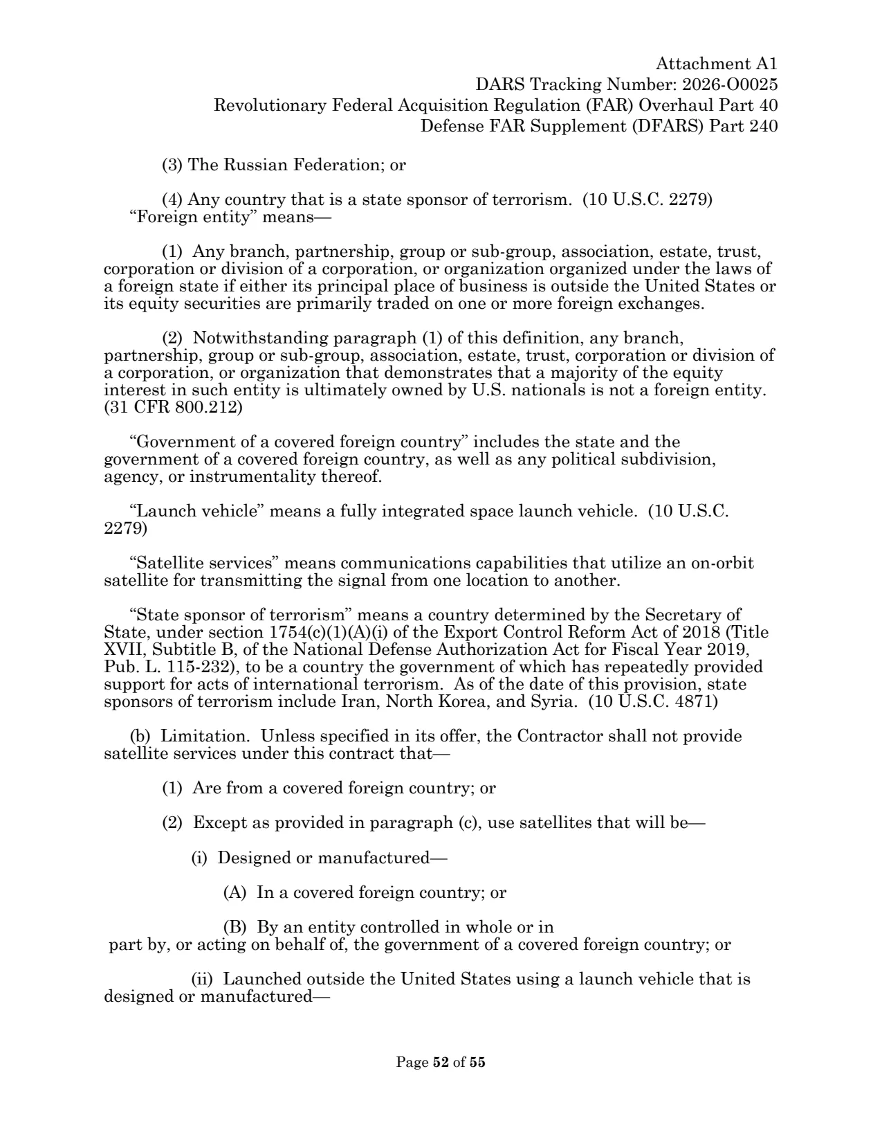 Source page for 252.225-7051