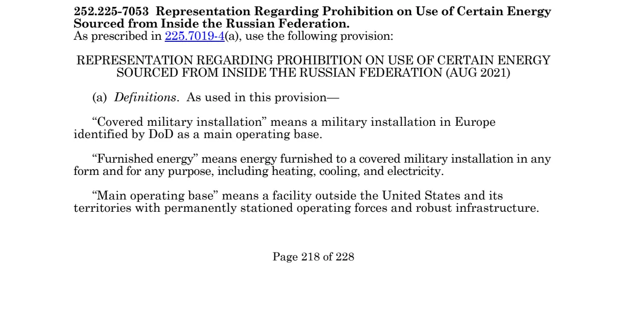 Source page for 252.225-7053