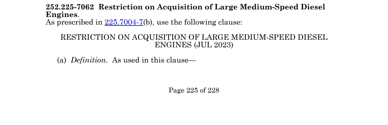 Source page for 252.225-7062