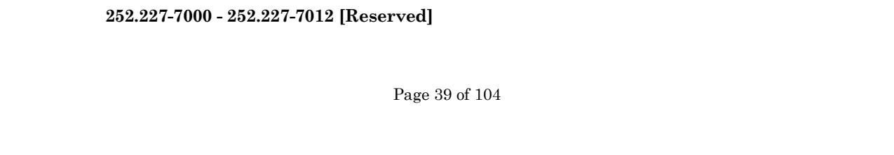 Source page for 252.227-7000