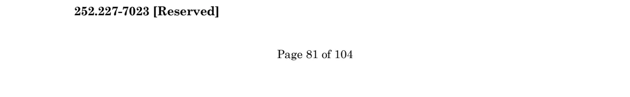 Source page for 252.227-7023