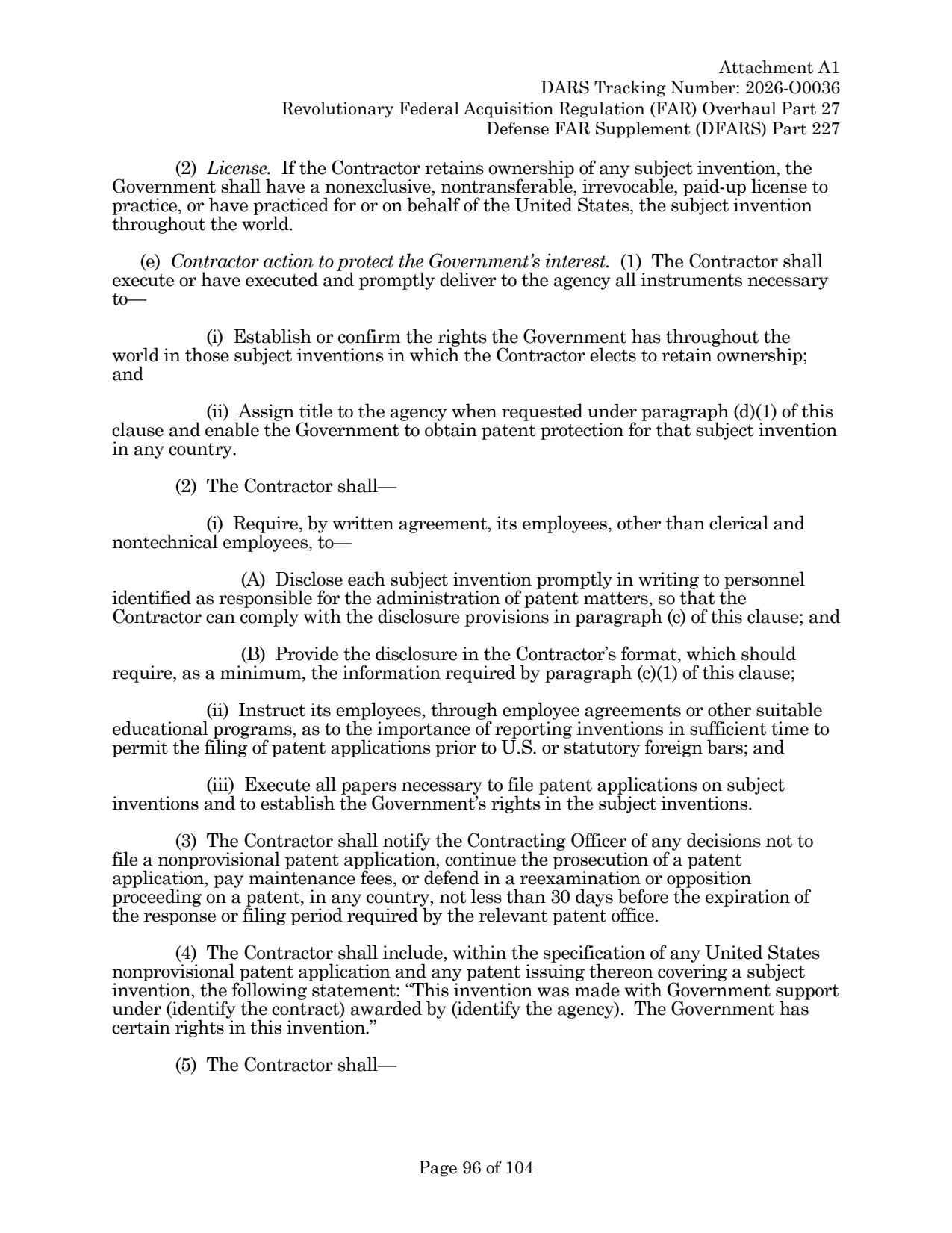 Source page for 252.227-7038