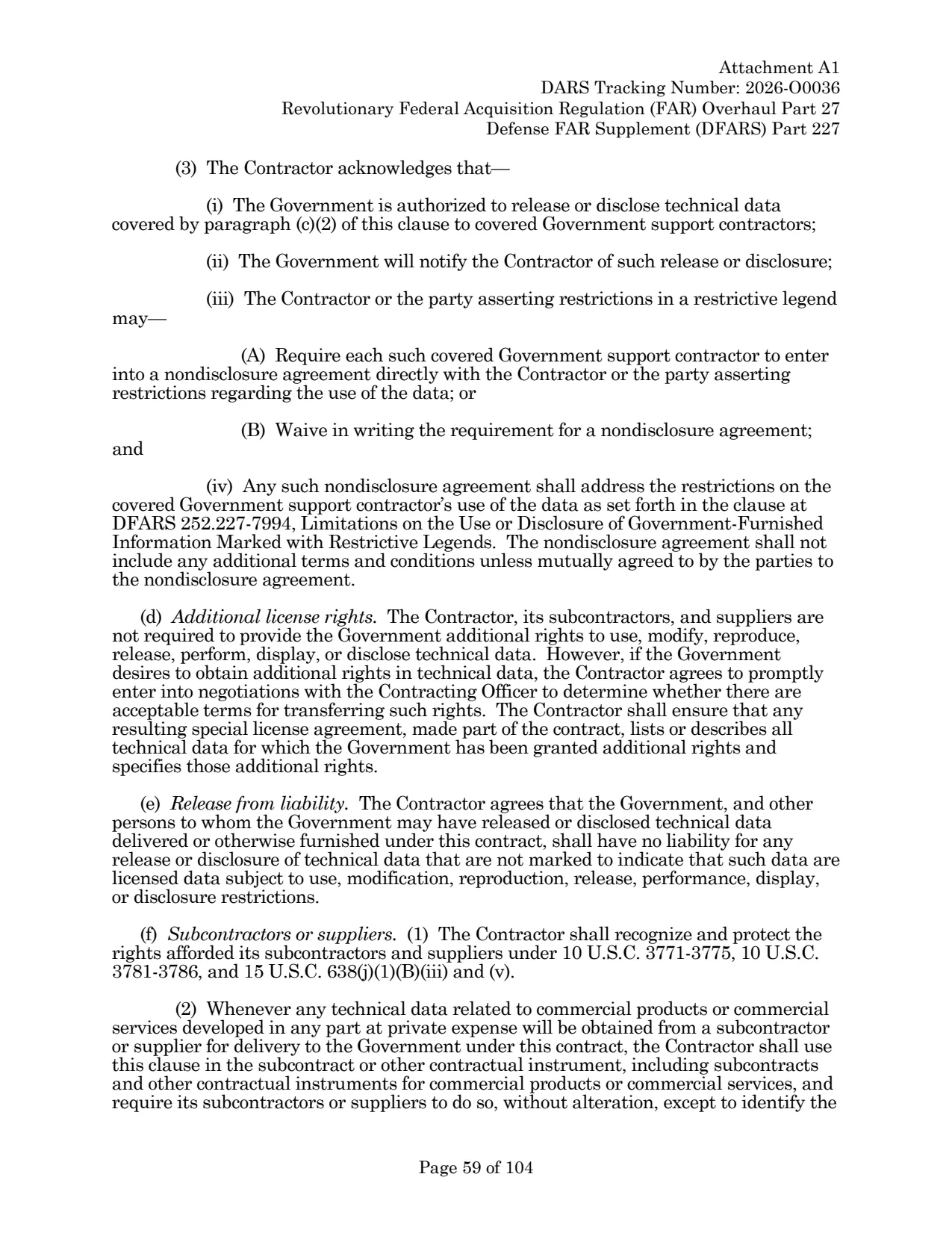 Source page for 252.227-7990