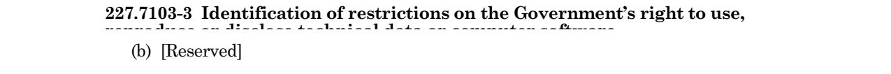 Prescription for 252.227-7992