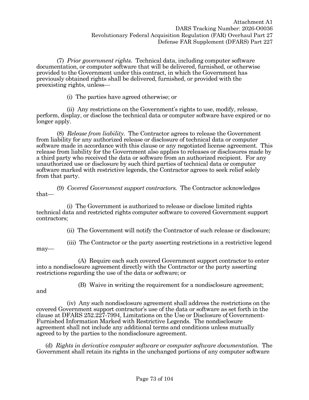 Source page for 252.227-7993
