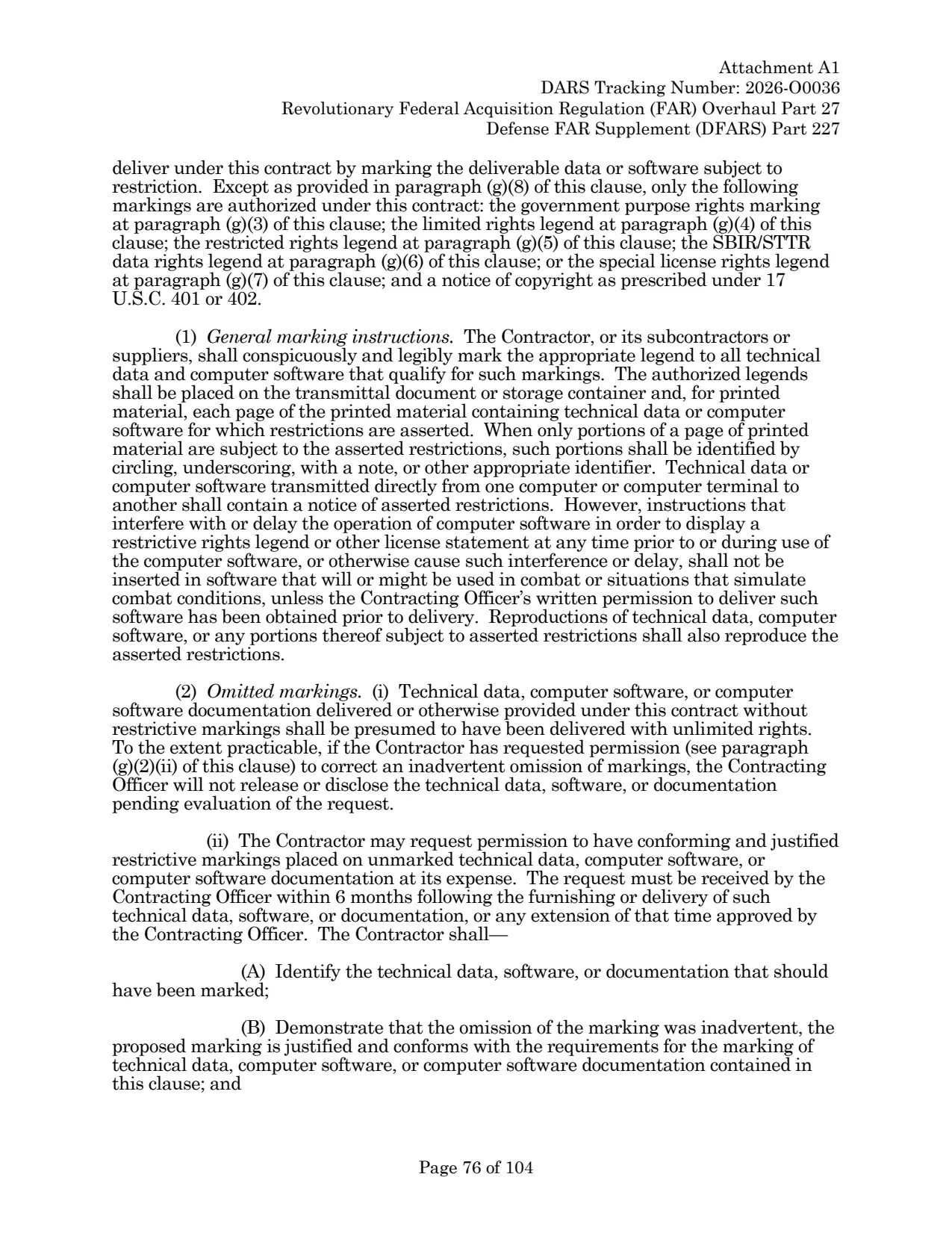 Source page for 252.227-7993