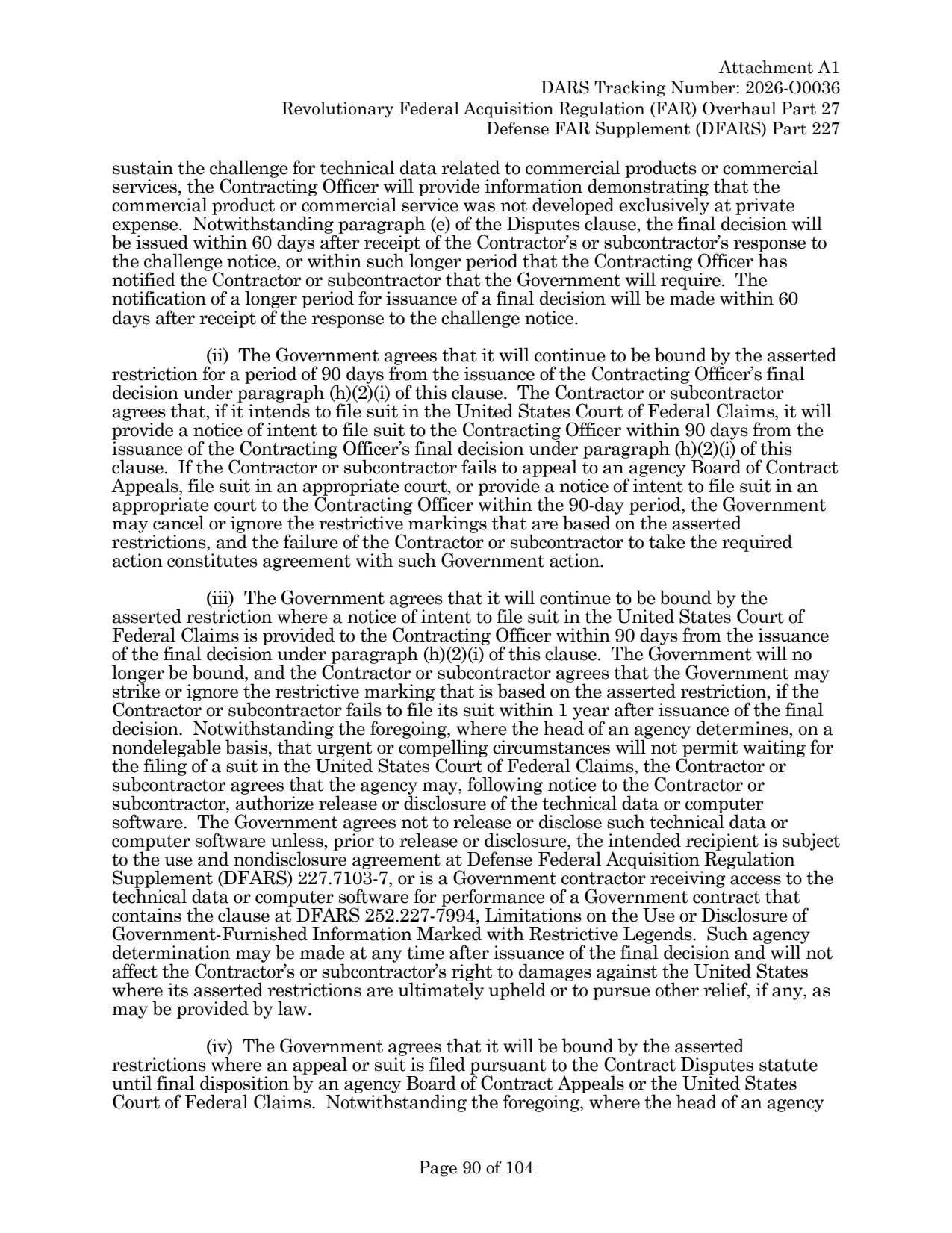 Source page for 252.227-7997