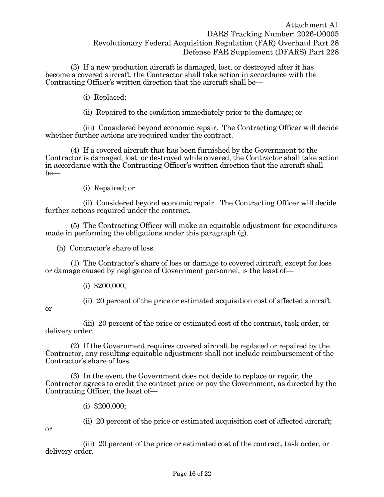 Source page for 252.228-7001