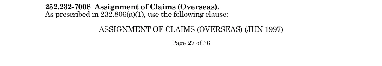 Source page for 252.232-7008