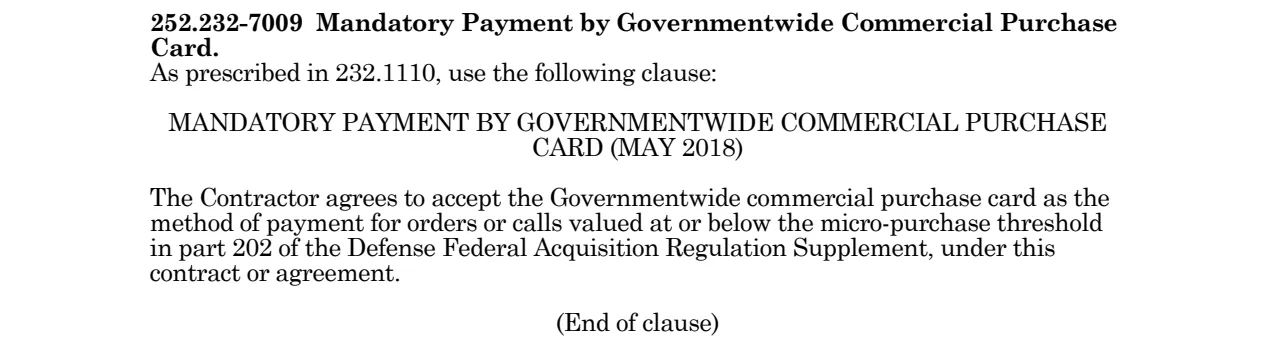 Source page for 252.232-7009